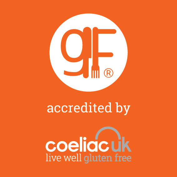 Catch is Gluten Free accredited by Coeliac UK